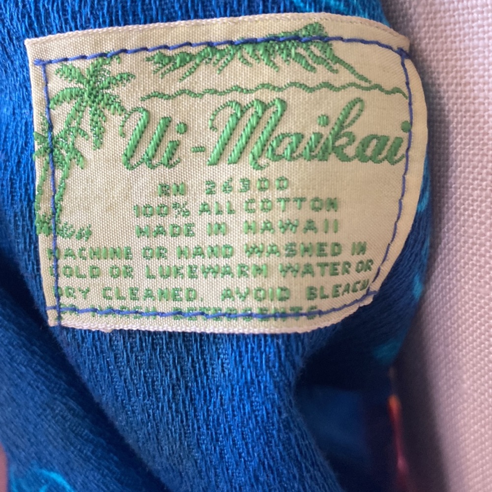 Vintage hawaiian wiggle UI-Maikai dress - Picture 7 of 11